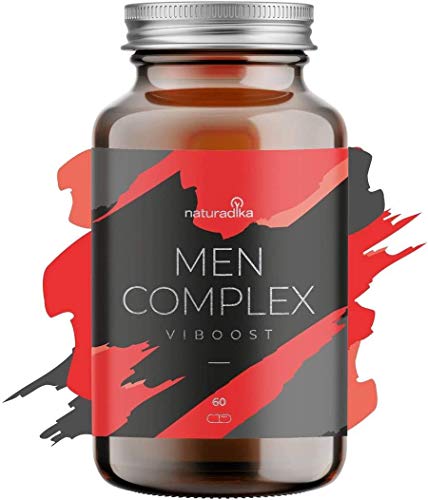 VIBOOST MEN COMPLEX: suplemento para hombres con Maca, Arginina, Ginseng, Tribulus y Zinc