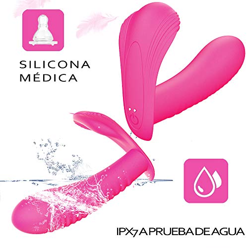 Vîbràdórés Séxúàles para Mujer Clítórîs con Control Remoto, Vîbràdór Pàréjàs Masajeador Portátil in Silicona con Función de Calefacción, 10 Modos de Masaje, 2 Motores Vîbràdórés Séxúàles para Mujer Clítórîs con Control Remoto, Vîbràdór Pàréjàs Masajeador Portátil in Silicona con Función de Calefacción, 10 Modos de Masaje, 2 Motores