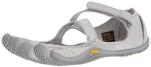 Vibram Fivefingers 18W7202 V-Soul, Zapatillas de Deporte Mujer, Plateado, Plateado, Gris Claro, 42 EU