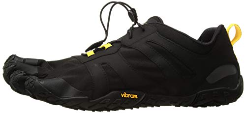 Vibram Fivefingers 19M7601 V 2.0, Zapatillas de Trail Running Hombre, Negro y Amarillo, 43 EU