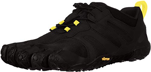 Vibram Fivefingers 19M7601 V 2.0, Zapatillas de Trail Running Hombre, Negro y Amarillo, 43 EU