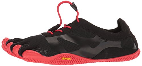 Vibram Fivefingers KSO EVO, Zapatillas de Deporte Hombre, Negro (Black/Red Black/Red), 40 EU