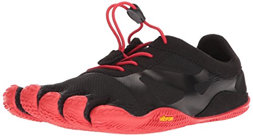 Vibram Fivefingers KSO EVO, Zapatillas de Deporte Hombre, Negro (Black/Red Black/Red), 40 EU