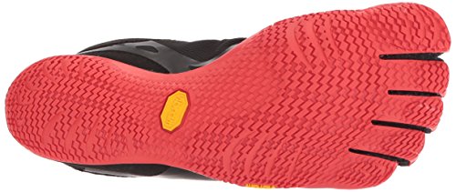 Vibram Fivefingers KSO EVO, Zapatillas de Deporte Hombre, Negro (Black/Red Black/Red), 42 EU