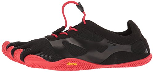 Vibram Fivefingers KSO EVO, Zapatillas de Deporte Hombre, Negro (Black/Red Black/Red), 44 EU Vibram Fivefingers KSO EVO, Zapatillas de Deporte Hombre, Negro (Black/Red Black/Red), 44 EU