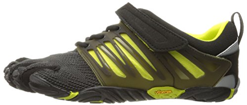 Vibram Fivefingers V-Train, Zapatillas de Deporte Hombre, Negro (Black/Green Black/Green), 42/42.5 EU