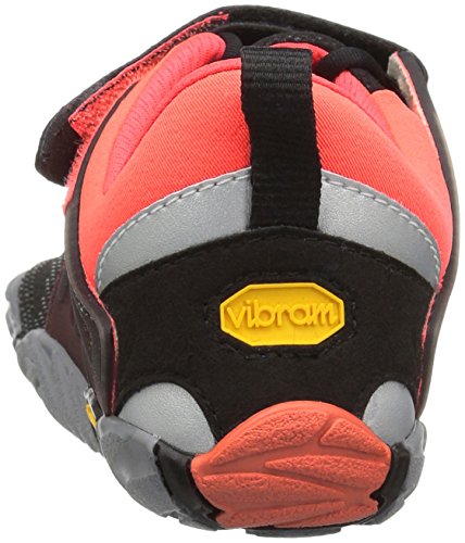 Vibram Fivefingers V-Train, Zapatillas de Deporte Mujer, Negro (Black/Coral/Grey Black/Coral/Grey), 36 EU