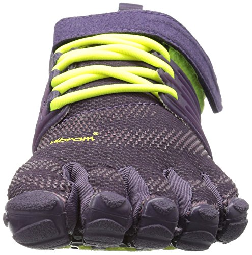 Vibram Fivefingers V-Train, Zapatillas de Deporte para Mujer, Multicolor (Nightshade/Safety Yellow 17w6606), 41 EU