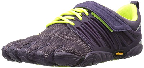 Vibram Fivefingers V-Train, Zapatillas de Deporte para Mujer, Multicolor (Nightshade/Safety Yellow 17w6606), 41 EU