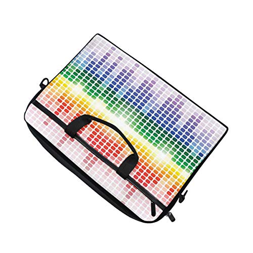 VICAFUCI Nuevo Bolso para portátil de 15-15.4 Pulgadas,Música Vibrant Colors Club Disco Print VICAFUCI Nuevo Bolso para portátil de 15-15.4 Pulgadas,Música Vibrant Colors Club Disco Print