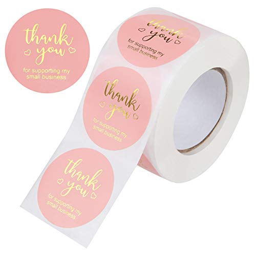 Vicloon 1.5 Inch Pegatina Gracia, 500 Piezas Etiqueta Edondas de Agradecimiento con Letra de Oro, Autoadhesivas Pegatina Gracias para Regalo, Caseros, Hechas a Mano, Boda, Acción de Gracias Vicloon 1.5 Inch Pegatina Gracia, 500 Piezas Etiqueta Edondas de Agradecimiento con Letra de Oro, Autoadhesivas Pegatina Gracias para Regalo, Caseros, Hechas a Mano, Boda, Acción de Gracias