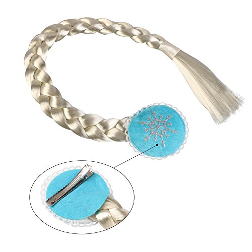 Vicloon 8pcs Princesa Accesorios Conjunto Trenza/Corona/Sceptre/Anillo/Pendientes/Guantes3-10 AƱos Vicloon 8pcs Princesa Accesorios Conjunto Trenza/Corona/Sceptre/Anillo/Pendientes/Guantes3-10 AƱos