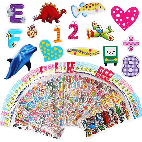 Vicloon Pegatinas para Niños 40 Hojas, 3D Stickers Acerca de 1000 Patrón, 3D Puffy Pegatinas Incluye Pegatinas Animales, Pegatinas Dinosaurios, Pegatinas Pescado, Pegatinas Frutas y Más Vicloon Pegatinas para Niños 40 Hojas, 3D Stickers Acerca de 1000 Patrón, 3D Puffy Pegatinas Incluye Pegatinas Animales, Pegatinas Dinosaurios, Pegatinas Pescado, Pegatinas Frutas y Más