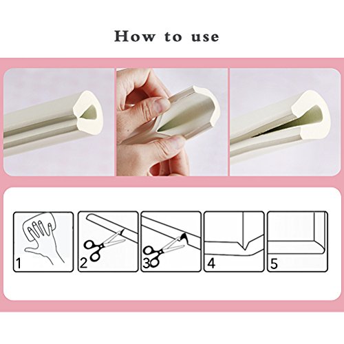 Vicloon Protectores para Bordes, 2M * 2 Conjunto Protector Espuma, Muebles, Súper Pruebas en Pantalla y la Seguridad para el Bebé, Suave Protectores para Bordes (Marfil Blanco) Vicloon Protectores para Bordes, 2M * 2 Conjunto Protector Espuma, Muebles, Súper Pruebas en Pantalla y la Seguridad para el Bebé, Suave Protectores para Bordes (Marfil Blanco)