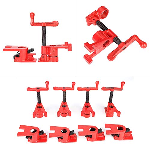 Victool Abrazaderas para carpinteros de Madera Juego de Abrazaderas para Tubos, 4 Juegos Juego de Abrazaderas de Metal de Madera de Hierro de liberación rápida, Base Ancha, 3/4 '' Victool Abrazaderas para carpinteros de Madera Juego de Abrazaderas para Tubos, 4 Juegos Juego de Abrazaderas de Metal de Madera de Hierro de liberación rápida, Base Ancha, 3/4 ''