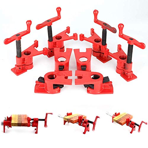 Victool Abrazaderas para carpinteros de Madera Juego de Abrazaderas para Tubos, 4 Juegos Juego de Abrazaderas de Metal de Madera de Hierro de liberación rápida, Base Ancha, 3/4 '' Victool Abrazaderas para carpinteros de Madera Juego de Abrazaderas para Tubos, 4 Juegos Juego de Abrazaderas de Metal de Madera de Hierro de liberación rápida, Base Ancha, 3/4 ''