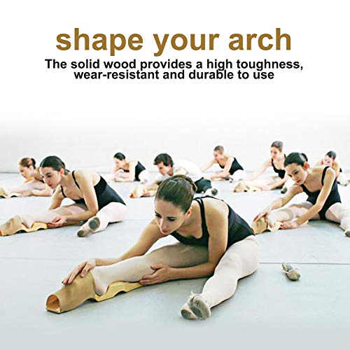 Victool Ballet Stretch Stretcher Arch, Enhancer de Madera Ballet Arch Stretcher Enhancer con Banda elástica