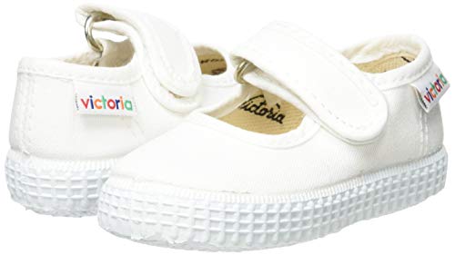 Victoria 1915 Velcro Lona, Zapatillas Unisex niños, Blanco (Blanco 20), 21 EU