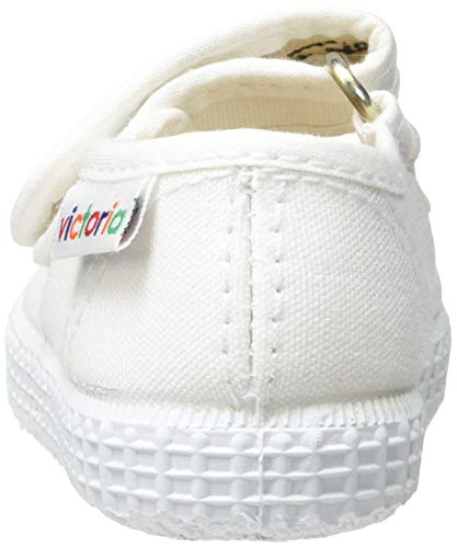 Victoria 1915 Velcro Lona, Zapatillas Unisex niños, Blanco (Blanco 20), 21 EU