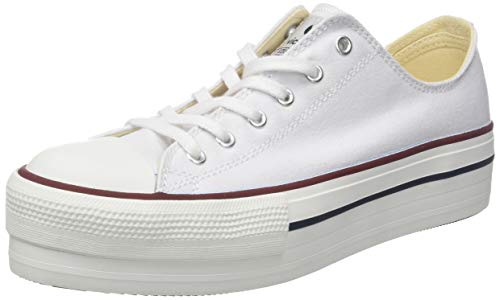 Victoria Basket Lona Plataforma Autoclave, Zapatillas Mujer, Blanco (Blanco 20), 37 EU Victoria Basket Lona Plataforma Autoclave, Zapatillas Mujer, Blanco (Blanco 20), 37 EU