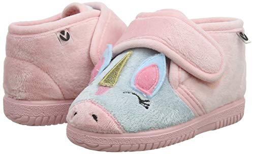 Victoria Bota Velcro Animales, Botas Slouch Unisex Niños, Rosa (Ballet 495), 25 EU