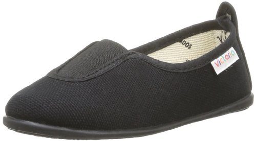 Victoria Gimnasia Panama, Alpargata Unisex niños, Negro-Noir (Negro), 34 EU