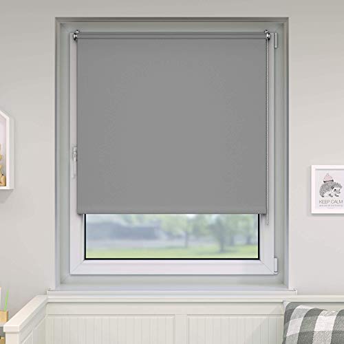 Victoria M. Klemmfix - Estor Opaco para Ventana (fijación sin taladrar) tamaño: 65 x 230 cm Gris Victoria M. Klemmfix - Estor Opaco para Ventana (fijación sin taladrar) tamaño: 65 x 230 cm Gris