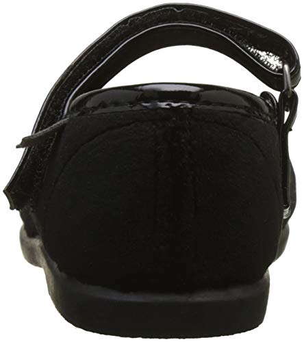 Victoria Mercedes Terciopelo, Bailarinas con Punta Cerrada Niñas, Negro (Negro 10), 21 EU