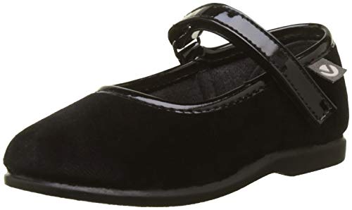 Victoria Mercedes Terciopelo, Bailarinas con Punta Cerrada Niñas, Negro (Negro 10), 21 EU