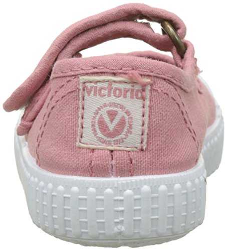 Victoria Mercedes Velcro Tintada, Zapatillas Unisex Niños, Rosa (Nude), 28 EU