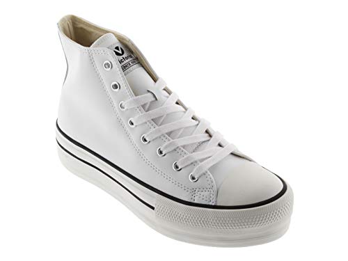 victoria Plataforma VICTORIA Basket Doble Botin Vegana 1061107-WOMEN para Niñas Adolescentes Blanco 38 victoria Plataforma VICTORIA Basket Doble Botin Vegana 1061107-WOMEN para Niñas Adolescentes Blanco 38