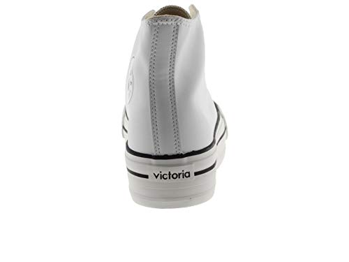 victoria Plataforma VICTORIA Basket Doble Botin Vegana 1061107-WOMEN para Niñas Adolescentes Blanco 38