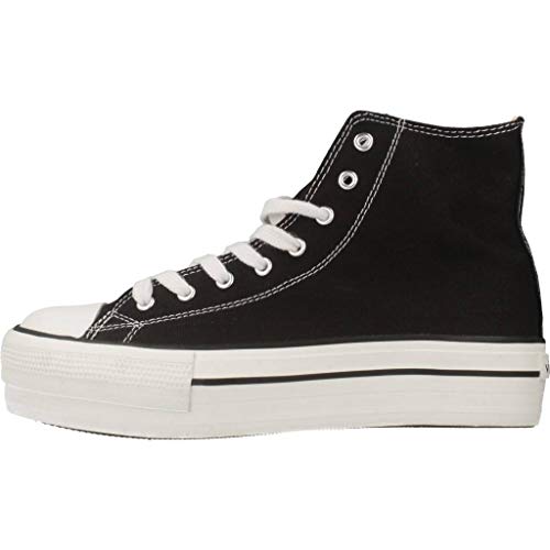 Victoria Tribu Doble Botin Lona, Zapatillas Unisex Adulto, Negro (Negro 10) Victoria Tribu Doble Botin Lona, Zapatillas Unisex Adulto, Negro (Negro 10)