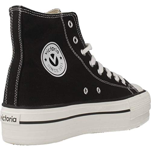 Victoria Tribu Doble Botin Lona, Zapatillas Unisex Adulto, Negro (Negro 10) Victoria Tribu Doble Botin Lona, Zapatillas Unisex Adulto, Negro (Negro 10)