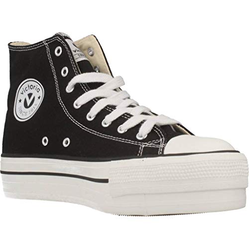 Victoria Tribu Doble Botin Lona, Zapatillas Unisex Adulto, Negro (Negro 10) Victoria Tribu Doble Botin Lona, Zapatillas Unisex Adulto, Negro (Negro 10)