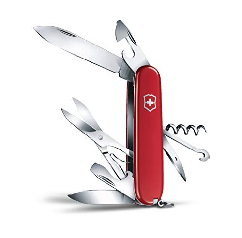 Victorinox - Navaja de acampada, tamaño único, color rojo climber