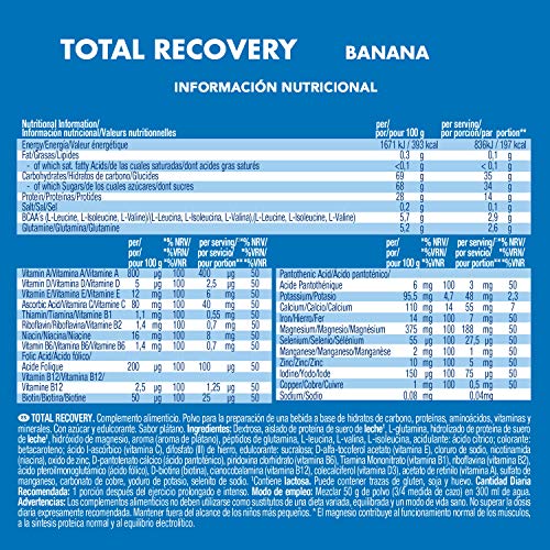 Victory Endurance Total Recovery. Maximiza la recuperación después del entrenamiento. Enriquecido con electrolitos y vitaminas. Sabor Plátano (750 g) Victory Endurance Total Recovery. Maximiza la recuperación después del entrenamiento. Enriquecido con electrolitos y vitaminas. Sabor Plátano (750 g)