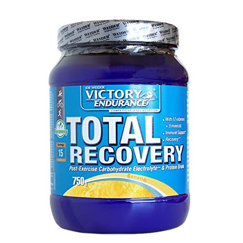 Victory Endurance Total Recovery. Maximiza la recuperación después del entrenamiento. Enriquecido con electrolitos y vitaminas. Sabor Plátano (750 g)