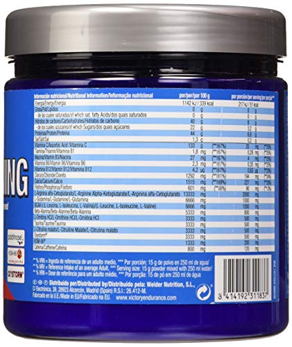 Victory Endurance Weider Pre-Training Storm - Suplemento Nutritivo, 300 g Victory Endurance Weider Pre-Training Storm - Suplemento Nutritivo, 300 g
