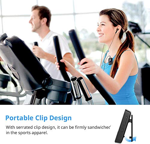 Victure 16GB Reproductor MP3 Bluetooth 4.1 con Clip Reproductor de Música para el Deporte Pantalla TFT de 1.5 pulgadas, FM Radio, Podometro, Auriculares, Soporte SD USB TF hasta 128 GB Tarjeta Victure 16GB Reproductor MP3 Bluetooth 4.1 con Clip Reproductor de Música para el Deporte Pantalla TFT de 1.5 pulgadas, FM Radio, Podometro, Auriculares, Soporte SD USB TF hasta 128 GB Tarjeta