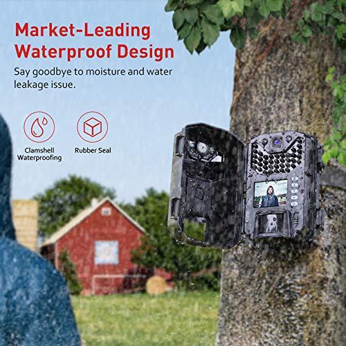 Victure Cámara de Caza Nocturna 20MP 1080P con Diseño Impermeable IP66 Cámara de Fototrampeo con Detección de Acción LED IR Sin Brillo para Seguimiento Cinegético de Fauna Victure Cámara de Caza Nocturna 20MP 1080P con Diseño Impermeable IP66 Cámara de Fototrampeo con Detección de Acción LED IR Sin Brillo para Seguimiento Cinegético de Fauna