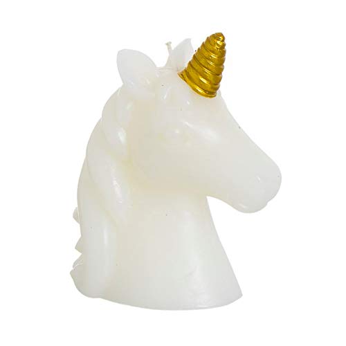 Vidal Regalos Vela Unicornio Blanco 16 cm