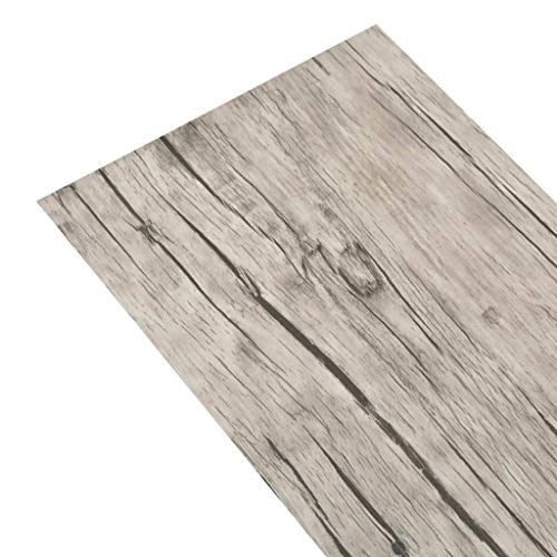 vidaXL 36x Lama de Suelo Baldosa Loseta Tarima Flotante Azulejo Salón Antiestático Ignífugo Impermeable Antideslizante 5,02 m² PVC 2mm Gris Claro vidaXL 36x Lama de Suelo Baldosa Loseta Tarima Flotante Azulejo Salón Antiestático Ignífugo Impermeable Antideslizante 5,02 m² PVC 2mm Gris Claro