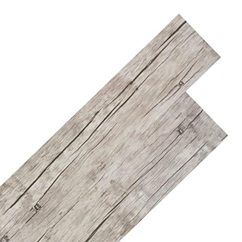 vidaXL 36x Lama de Suelo Baldosa Loseta Tarima Flotante Azulejo Salón Antiestático Ignífugo Impermeable Antideslizante 5,02 m² PVC 2mm Gris Claro vidaXL 36x Lama de Suelo Baldosa Loseta Tarima Flotante Azulejo Salón Antiestático Ignífugo Impermeable Antideslizante 5,02 m² PVC 2mm Gris Claro