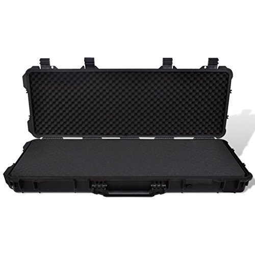 vidaXL Caja para Pistola Plástico Moldeado Impermeable Maletín de Transporte