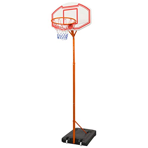 vidaXL Canasta de Baloncesto Aro Red Cesta Juego al Aire Libre para Adultos Niños Practicar Tiro Sistema de Ejercicios de Jardín Terraza Patio Exterior