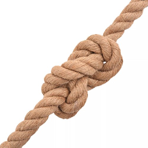vidaXL Cuerda de Yute Barco 10 mm 100m SOGA Mecate CaboHogar Jardín Bricolaje vidaXL Cuerda de Yute Barco 10 mm 100m SOGA Mecate CaboHogar Jardín Bricolaje