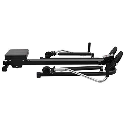 vidaXL Máquina de Remo Resistencia Hidráulica 5 Niveles Entrenador de Cardio Aparato Gimnasio Casa Tonificar Músculos Brazos Hombros Ejercicios vidaXL Máquina de Remo Resistencia Hidráulica 5 Niveles Entrenador de Cardio Aparato Gimnasio Casa Tonificar Músculos Brazos Hombros Ejercicios