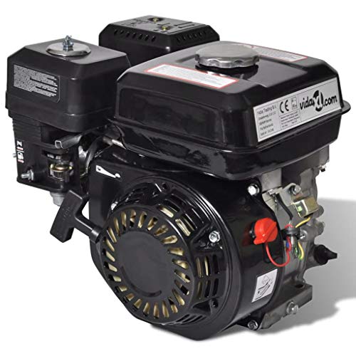 vidaXL Motor de Gasolina Negro 6,5HP 4,8kW Recambio Coche Herramienta Vehículo vidaXL Motor de Gasolina Negro 6,5HP 4,8kW Recambio Coche Herramienta Vehículo