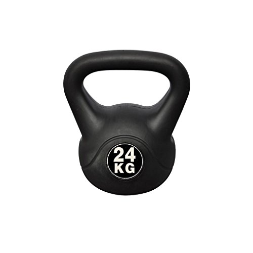 vidaXL Pesa Rusa de 24 kg Negra Kettlebell Musculación Fitness Ejercicio vidaXL Pesa Rusa de 24 kg Negra Kettlebell Musculación Fitness Ejercicio